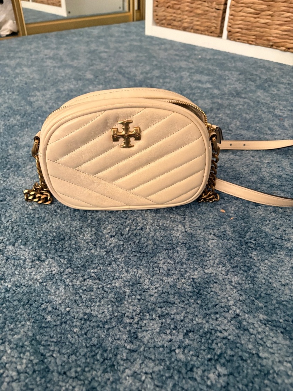 Tory Burch cream Crossbody